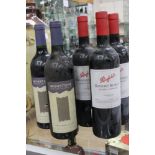 Penfolds Rawson's Retreat Shiraz Cubenet 2002 x 3 and Ironstone Siraz Grenache 2001 x 2 (5)