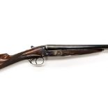 Miroku Model 500 12 bore side by side none ejector Shotgun. 28 inch barrels. Serial number 183660.