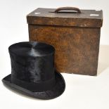 A Scott & Co Old Bond St Piccadilly Extra quality silk top hat in associated box