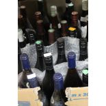 A large collection of wine including Badet, Clement and Cie Cuvee Prestige, Gallo Turning Leaf,
