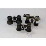 Handled opera glasses;