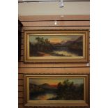 G Cole (late 19th Century) a pair of Welsh landscape oil paintings and another,