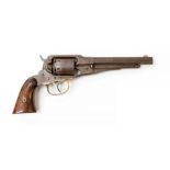 Remington New Model .38 RF Revolver. Brass trigger guard. 6.5 inch barrel.