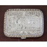 Indian silver card case,