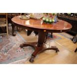 A 19th Century mahogany tilt top breakfast table,