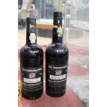 Two bottles of Companhia Velha vintage Port 1978 and 1980