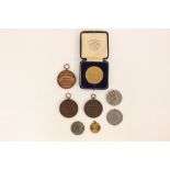 A small collection of Coronation and agricultural medallions