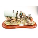 A large Gypsy caravan figural display by Mariani