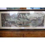 A set of four 19th Century lithographs, depicting pheasant, duck, grouse and partridge shooting,