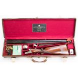 Belgian made 12 Bore Double Barrel Shot Gun. 30 inch barrels. Serial number 11770.