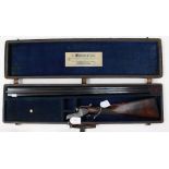 E Anson & Co of Birmingham Side by Side 12 Bore non ejector shotgun. 28 inch barrels.