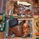 A canteen of Onedia cutlery, with assorted pewter, EPNS etc also a cased Canon camera,