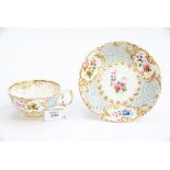 A Pretty Daniel Tea Cup & Saucer, date circa 1828, size Tea cup, 9.5cm diam, 5.