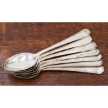 Dairy Presentation silver spoons x 7, all Mappin and Webb hallmarks Sheffield 1935 to 1938,