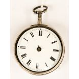 A George III silver Fusee pocket watch by F. Richards, London, No.