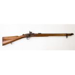 1881 dated Percussion cap Carbine by Westley Richards & Co. Marked "Whitworth Patent.