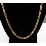 A 9ct gold chain necklace, approx 32.