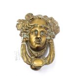 Cast bronze door knocker