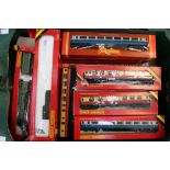 A collection of boxed Hornby railways,