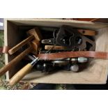 A collection of good quality wood working tools to include planes by Stanley, Record,