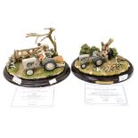 Two Danbury Mint Country Artists sculptures,