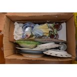 A parcel lot to include mid 19th century Wedgwood dish,