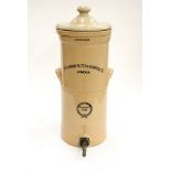 The London Filter and Pump Co Ltd, Imperial filter, with original internal fittings,