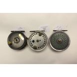 Angling interest: Three fishing reels to include a Farlow's Perfect type fly fishing reel and two