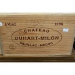 Chateau Duhart Milon, Pauillac 1996, Magnums, a case,