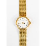 A 9ct gold ladies bracelet watch 'zenith'