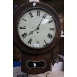 Restoration project, a mahogany wall clock,