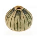 Martin Brothers, a miniature Martinware stoneware vase, 1910,