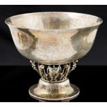Georg Jensen, a Danish silver pedestal bowl, pattern 197A, 1925-32,
