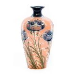 William Moorcroft for James MacIntyre, a miniature Florian Poppy vase, shouldered form,