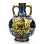 Richard Joyce for Pilkington, a Royal Lancastrian lustre vase, 1913, twin handled ovoid form,