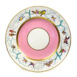 Christopher Dresser (attributed) for Minton, an Aesthetic Movement plate, circa 1875,