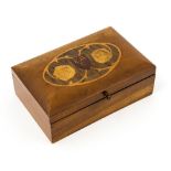 Glasgow School, an Arts and Crafts marquetry inlay box,