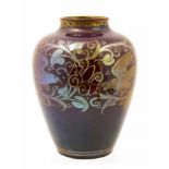 Richard Joyce for Plikington, a Royal Lancastrian lustre vase, shouldered form,