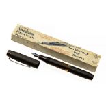 Self-filling vacuum fountain pen, 14ct gold nib,