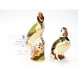 Royal Crown Derby limited edition Newstead Woodpecker 189/750 with certificate,