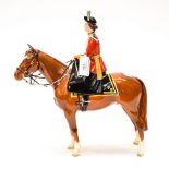 A Beswick Queen Elizabeth Trooping the Colour. Queen on bay horse.