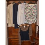 Six various vintage tops, Miss Selfridge, Jessica Graaf, Smith & Brooks,