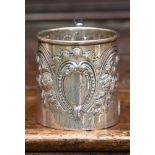 A silver mug, Sheffield 1895, John Gallimore, gross weight approx 93.3gms/3.