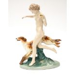 A Royal Dux style figurine,