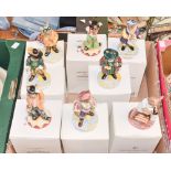 A collection of Royal Doulton Bunnykins limited edition figures including Mould Maker 72/500,