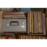 Large collection of records, mostly from 80s, but includes Beatles LPs, Chubby Checker,