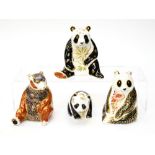 Royal Crown Derby Giant Panda, Baby Panda,