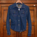 A Biba 1960s Denim shirt jacket size 10, good condition,