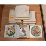 Cabinet decorative plates, Kaiser, Wedgwood, etc,