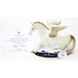 Royal Crown Derby first quality Pegasus, limited edition 298/1750, boxed,